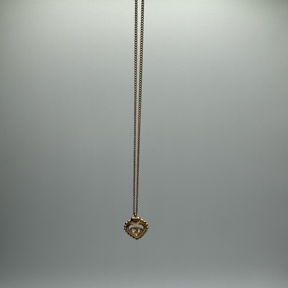 Christian Dior Heart Pendent Necklace - Picture 1 of 12